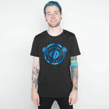 DanTDM Black T-Shirt -  Blue Foil