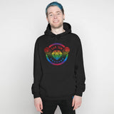 DanTDM Black Hoodie - Rainbow Hologram