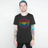 DanTDM Black T-Shirt -  Rainbow Hologram