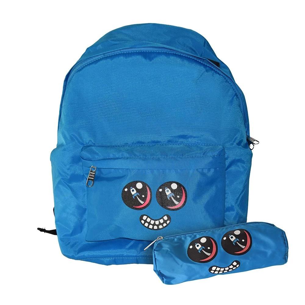 DanTDM Blue Backpack &amp; Pencil Case - Rocket Blast Eyes