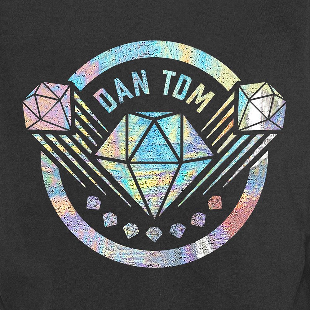 DanTDM Black Silver Hologram T-Shirt