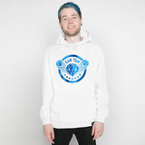 DanTDM White Hoodie -  Blue Foil