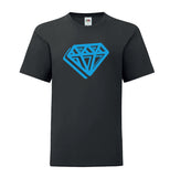 DAN TDM GRAFFITI BLUE FOIL T-SHIRT - BLACK